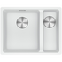 Franke Maris 340/150mm 1 and 1/2 Bowl Right Flushmount Sink with Extension Drainer Polar White MRG260SBRPW-FPC image NaN