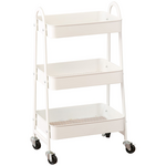 L.T. Williams 3-Tier Tray Trolley Metal White 8994 hero image