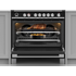 Fisher & Paykel Series 9 90cm Classic Freestanding Induction Pyrolytic Cooker Black OR90SCI6B1 image NaN