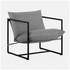 Zinus Aidan Sling Accent Chair Light Grey AU-USHSL1-31L image NaN