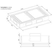 Schweigen Silent Cassette Rangehood 120cm Black with Isodrive SP1600 Motor PKSCC1200B-SP hero image