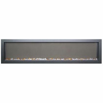 Remii 65 Inch Extra Slim Indoor Built-In Electric Fireplace with Black Steel Surround 102765-XS hero image