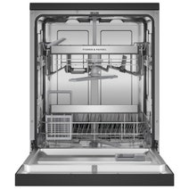 Fisher & Paykel Series 5 Contemporary Freestanding Dishwasher Black Steel DW60FC2B2 hero image