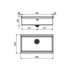 Artinox LAYSBR074 Layer SBR 74 Single Bowl Flush Mount Sink image NaN