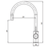 Oliveri Venice Pullout Goose Neck Mixer Brushed Chrome VE520BN-P image NaN