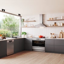 Westinghouse 90cm Electric Freestanding Cooker with AirFry Stainless Steel WFE9546SD hero image