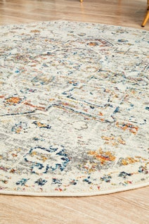 Rug Culture Century Medium Multi-coloured Rug 200X200CM - CEN-911-SILV-200X200 hero image