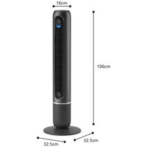 Philips 7000 Series Smart Tower Fan Charcoal CX7550-01 hero image