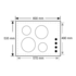 Chef GHS607W 60cm Gas Cooktop image NaN