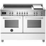 Bertazzoni 120cm Induction Cooktop & Griddle Plate Freestanding Double Oven PRO125I2EBIT hero image