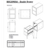 Beefeater Outdoor Kitchen Double Cupboard Drawer Stainless Steel BOC2090SA image NaN