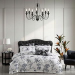 Linen House Ellison White Queen Quilt Cover Set 01703I495 hero image