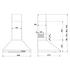 Smeg 90cm Canopy Stainless Steel Canopy SHW910X2 image NaN