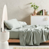 Linen House Augusta 500TC Green Gum King Sheet Set 01710F732 image NaN