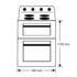 Westinghouse WLE535WA 54cm Freestanding Electric Oven/Stove image NaN