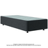 Sealy Spacesaver Blank (No Drawer) King Single Bed Base Black SVB-BLK-KSG image NaN