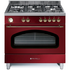  Fratelli 90cm Venezia Dual Fuel Freestanding Oven-Burgandy VE29650FEMBUR image NaN