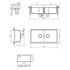 Abey N200UBZ Schock Horizont Double Bowl Undermount Sink image NaN