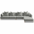 Kalona KYOTO Right Facing Extended Chaise Sofa Cloud WS-205-RCS-VILA-11 image NaN