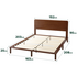 Zinus Arden Coffee Bean Bamboo Queen Bed Frame AU-FPWHC1ZC-08Q image NaN