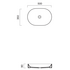Catalano Horizon 50x35 Countertop Basin - Matte White 150AHZBM image NaN