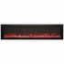 Remii 35 Inch Extra Slim Indoor Built In Electric Fireplace with Black Steel Surround 102735-XS image NaN