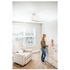Big Ass Fans Haiku L White 44 Inch Ceiling Fan with LED 256mm Drop Tube HAIKUL-W-44-256MM image NaN