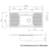 Oliveri DZ133 Diaz Single Bowl Double Drainer Topmount Sink image NaN