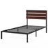 Zinus Figari Single Metal and Bamboo Bed Frame Brown AU-FBOBH1-39S image NaN