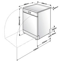 Euromaid 60cm Freestanding Dishwasher EDWB16S hero image