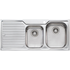Oliveri DZ112 Diaz 1 and 3/4 Bowl Left Hand Drainer Topmount Sink image NaN
