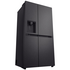 LG 625L Side by Side Fridge with Non-Plumbed Ice and Water Matte Black GS-N599MBL image NaN