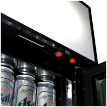 Schmick 160L Carlton Draught Licensed Skinny Upright Bar Fridge SS-P160-DRAUGHT hero image
