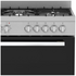 Inalto 90cm Dual Fuel Freestanding Stove Stainless Steel RU9EGB1 image NaN