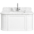 Turner Hastings Evara 90x53 Wall Hung Vanity with Real Marble Top and Ceramic Undercounter Basin White 1TH EV950-WH-1TH image NaN