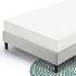 Zinus Curtis Single Upholstered Bed Base Light Grey AU-EFPB-LG-S image NaN