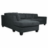 Ostro Tilba Four Seater Left Hand Chaise Lounge Dark Grey U2370ZLHFCSXDYX image NaN