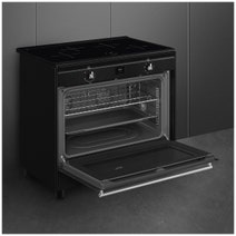 Smeg 90cm Induction Freestanding Oven Black CX91IMBL hero image