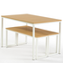 Zinus Louis 3 Piece Dining Set White AU-TS-4830W image NaN