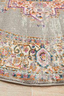 Rug Culture Babylon Large Grey Rug 240X240CM - BLN-211-GREY-240X240 hero image