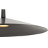 CTO Lighting Tinto Large Pendant Light - Dark Bronze Shade with Satin Brass Drop Rod TINPELBZSB image NaN