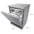 LG 60cm 15 Place QuadWash Dishwasher in Platinum Steel Finish with TrueSteam XD3A25PS image NaN