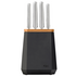 Furi Pro Stone Knife Block Set Midnight Five Piece 41500 image NaN