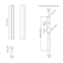 CTO Lighting Artes 600 Wall Light - Satin Brass ARTCW6SBHA image NaN