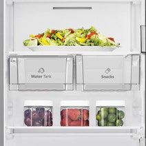 Hisense 632L PureFlat Side by Side Refrigerator With Non-Plumbed Water and Ice Dispenser Black Steel HRSBS633BW hero image