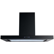 Omega 90cm Wall Canopy Rangehood Matt Black ORC90MB hero image