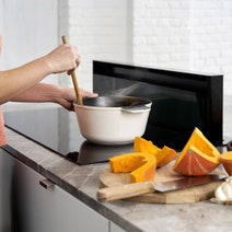 Novy 90cm Panorama Induction Cooktop with Integrated Downdraft Rangehood 1821 hero image