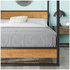 Zinus Queen Canopy Bed Frame Black AU-IRPBHC-14Q image NaN