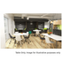 OLG Team Meeting Tables 1800x900 Black Frame/ White Worktop OG_TT189_B_W image NaN