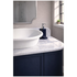Turner Hastings Evara 90x53 Wall Hung Vanity with Real Marble Top To Suit Above Counter Basin Aegean Blue NTH EV955-AB-NTH image NaN